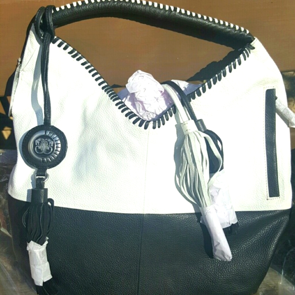 Sharif Large Color Block Hobo Bag